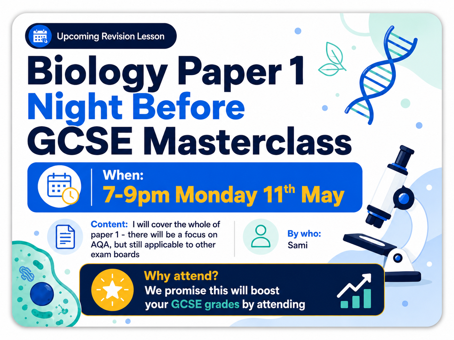 Live GCSE Exam Paper Revision - 4:30pm to 8:30pm Monday to Thursday