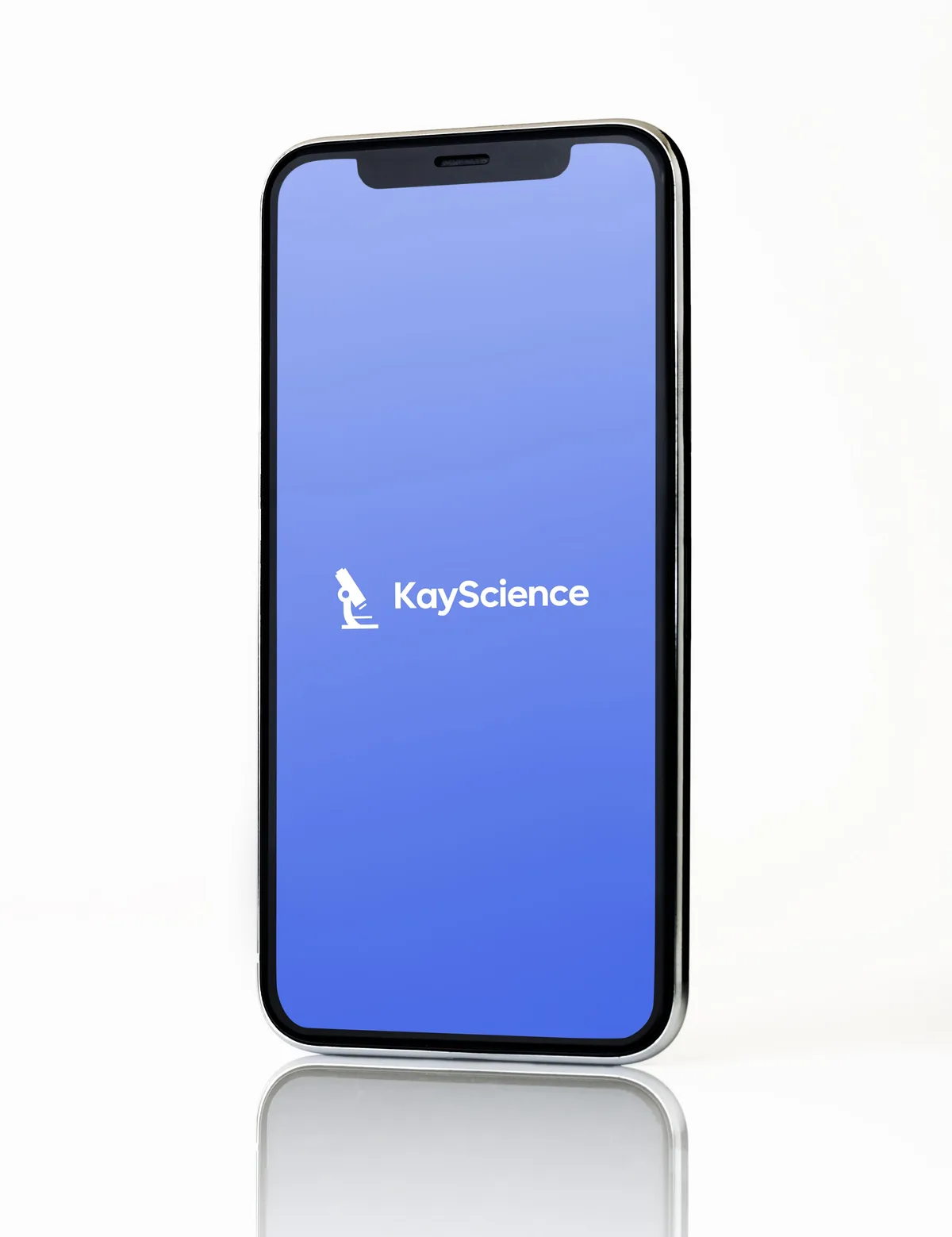 The KayScience app on a phone