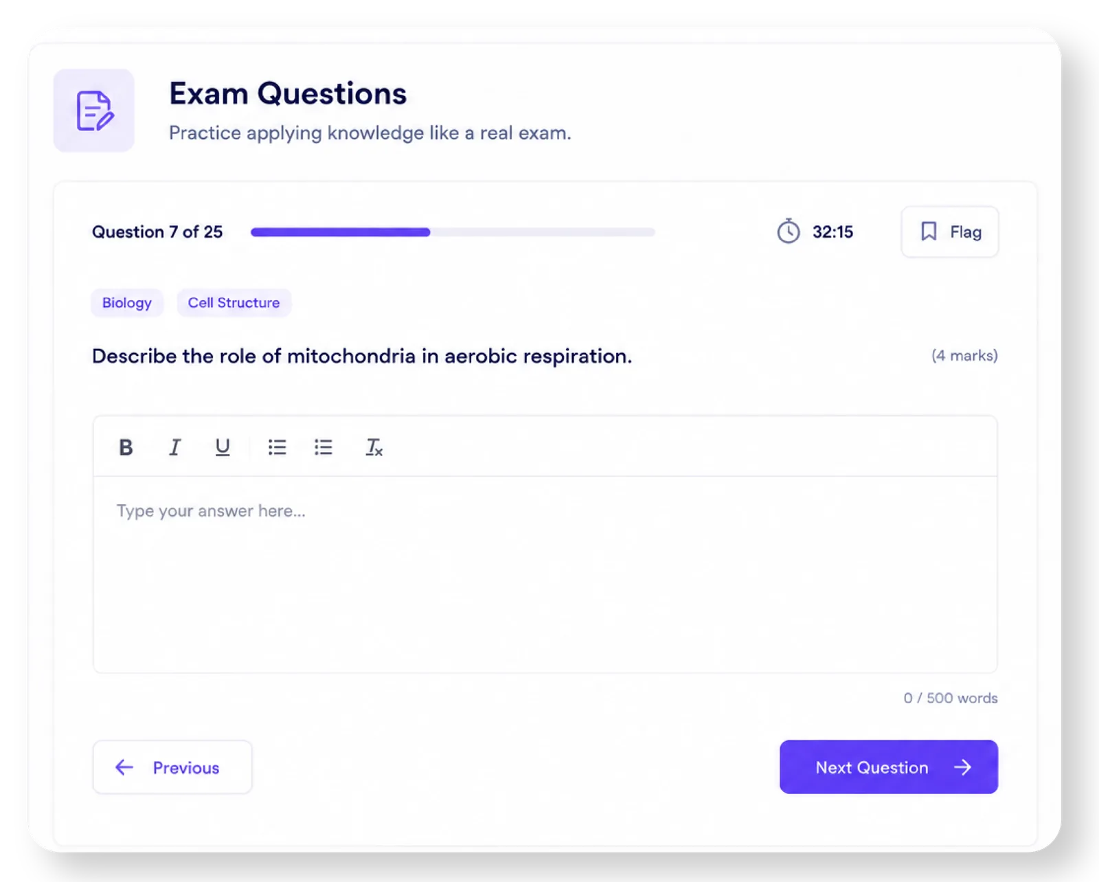 Exam Questions
